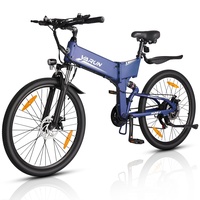 VARUN E Bike Herren Damen, 26 Zoll Klappbares E-Mountainbike für Erwachsener mit 250W Motor, 48V 10.4Ah(499.2Wh Li-Ionen-Akku, E-Bike mit LCD-Display, Reichweite bis zu 90KM