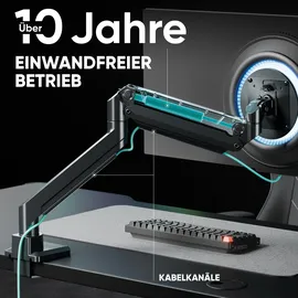 ONKRON G100-B Schwenkarm für 13-32 Zoll bis 9 kg Schwarz