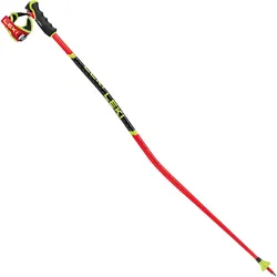 LEKI WCR GS 3D Skistöcke bright red/black/neonyellow - 135cm