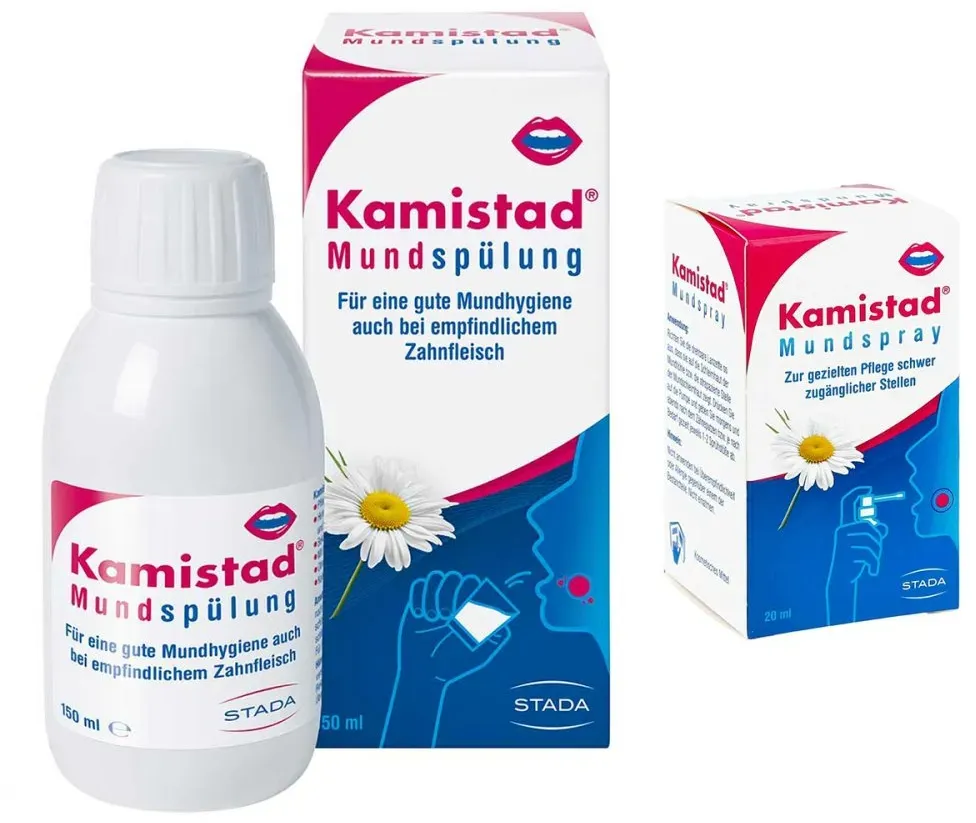 Kamistad Mundspülung + Kamistad Mundspray