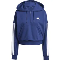 Adidas Essentials 3-Streifen French Terry Kapuzenpullover Dark Blue /