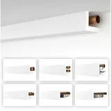 heximo Winkelprofil weiß 1.7 Meter Profile - XPS Abdeckleisten für Heizungsrohre, L-Profil Rohrabdeckung Kabelkanal Modell: HRA-1-54x66 mm (30.6 Meter / 18 Leisten)