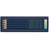 Caran d'Ache Cosmic Blue 10er Set Geschenk Set mit Premiumkarton, CC1284.024