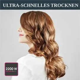 Rowenta Motion Dry schwarz/pink