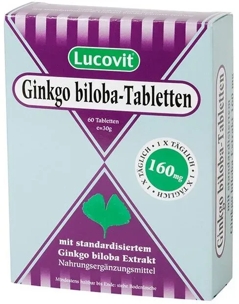 Lucovit Gingko biloba 160mg Tabletten