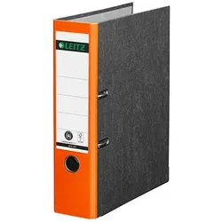 LEITZ 1080 Ordner orange marmoriert Karton 8,0 cm DIN A4