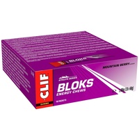 Clif Bar Bloks Energy Chews Mountain Berry 18 x 60 g