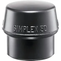 Halder SIMPLEX Schonhammer,d.80,Gummikompos.