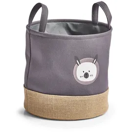 Zeller Aufbewahrungskorb Hase Ø 30 x 29 cm 1-tlg. grau