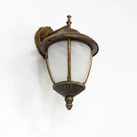 Rabalux Außenwandleuchte Metall 37,0 cm E27 dimmbar IP43 gold-weiß