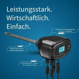 fothermo Photovoltaik Heizstab 1000 Watt Warmwasserboiler Warmwasser Solar