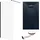bad land SET Duschwanne 90x140 Rechteck Schwarz + Walk-In Dusche 140x195 Transparentes Glas