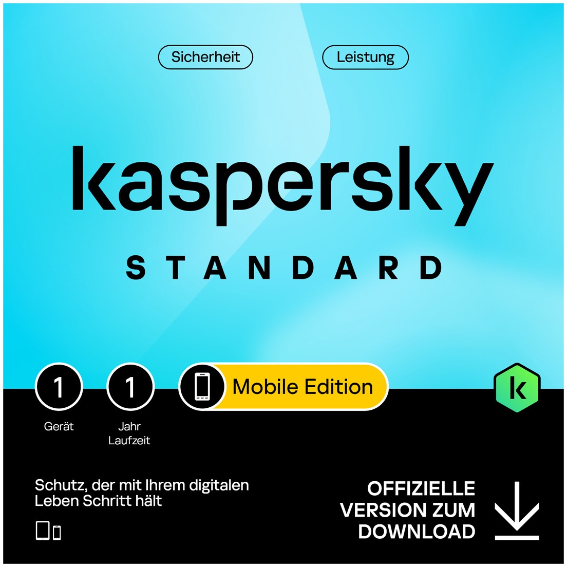 Kaspersky Standard - Mobile Edition 1 Gerät - 1 Jahr