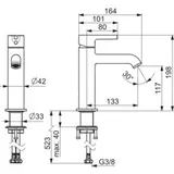 Hansa Vantis Style Einhandmischer Chrom
