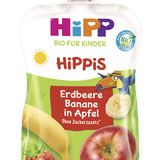 HiPP Bio HiPPis Erdbeere-Banane in Apfel 100 g