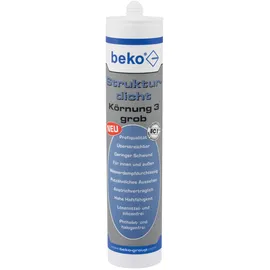 Beko Strukturdicht Acryl 310 ml weiß, Körnung 3 grob