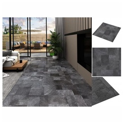 vidaXL Laminat PVC-Laminat-Dielen Selbstklebend 5,11 m2 Holzoptik Grau Vinylboden Bod grau