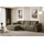 altdecor Ecksofa in L-Form Corner Sofa Bett Eckcouch Couch Wohnlandschaft Cauchsofa Serra-L - 266x165x73 cm Braun