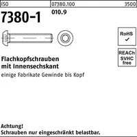 Industrial Quality Supplies ISO 7380-1 Flachkopfschraube VG M5x25 Stahl