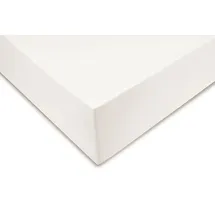 Zo Home Spannbettlaken Mako-Satin 90 x 200 cm weiß