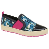 GEOX Breeda Designer Schuhe Slipper blau 36 EU
