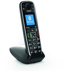 Gigaset E720A Schwarz Schnurloses Telefon Schnurloses DECT-Telefon