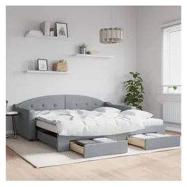 vidaXL Tagesbett 100 x 200 cm Hellgrau