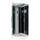 AcquaVapore Dampfdusche D37-23L2-ALL Dampfdusche Duschtempel Duschkabine, Sicherheitsglas ESG, Höhenverstellbar, Gehärtetes Glas, Integrierte Massagedüsen, Multimedi schwarz