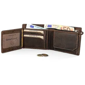 GREENLAND Nature Westcoast Geldbörse Herren braun