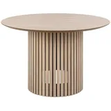 Actona Esstisch Linley Ø 120 cm Holz Braun Eiche