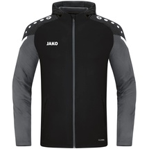 Jako Kinder Kapuzenjacke Performance Schwarz/Anthra Light, 152