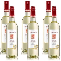 Moselland Akzente Müller-Thurgau, lieblich, sortenreines Weinpaket (6x0,75l)