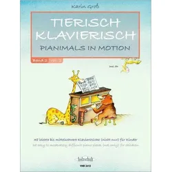 Tierisch Klavierisch, für Klavier, m. Audio-CD. Bd.2, Sachbücher