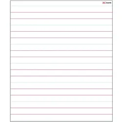 ALLboards Magnetische Whiteboard Folie 80x95 cm LINIERT