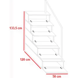 aea Etagenbett 90 x 200 cm Ahorn massiv natur