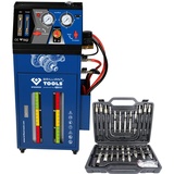BRILLIANT TOOLS Getriebespülgerät für Automatikgetriebe inklusive 35-tlg Adapter-Satz (626050)