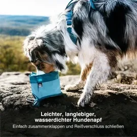 Kurgo zusammenklappbarer Futter- und Wassernapf für Hunde,