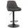 miliboo Höhenverstellbare Barhocker dunkelgrau (2er-Set) HOLO