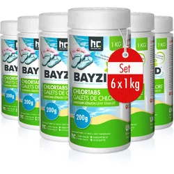 6  Chlortabs 200g langsam löslich