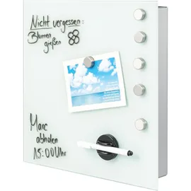 bremermann Schlüsselkasten XL 35 x 35 x 5 cm Grau/Weiß
