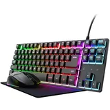 Trust GXT794 LED Gaming Tastatur USB DE