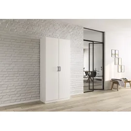 Rauch MINOSA Mehrzweckschrank 91 x 41 x 197 cm Grau/Weiß