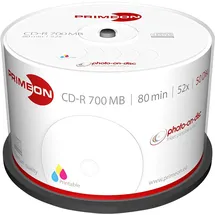 PrimeOn CD-R InkJet 50er Spindel
