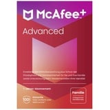 McAfee Advanced - Family Jahreslizenz, 1 Lizenz Windows, Mac, Android, iOS Antivirus