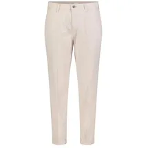 MAC Damen Chino Turn Up aus beigem Stretch Gabardine-D36