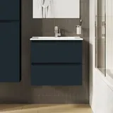 Evineo ineo2 Unterschrank B: 60 cm, 2 Auszüge, mit Griffmulde, für evineo ineo2 Waschtisch,, BE0700BL,