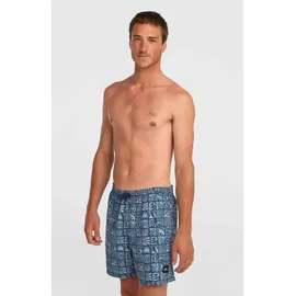 O'Neill Badeshorts Print 16'' Dark Blue Bricks XL