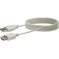 Schwaiger USB-A Verlängerungskabel 2 m Grau
