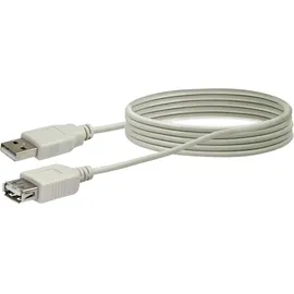 Schwaiger USB-A Verlängerungskabel 2 m Grau