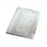Leitz Sichthüllen 4005 Standard DIN A5 transparent genarbt 0,13 mm, 100 St.